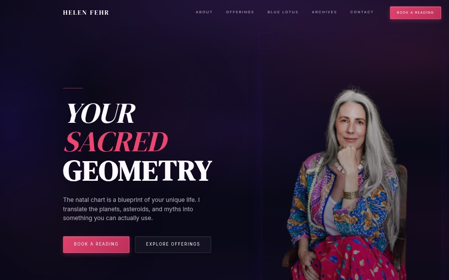 Helen Fehr — Your Sacred Geometry — Astrologer